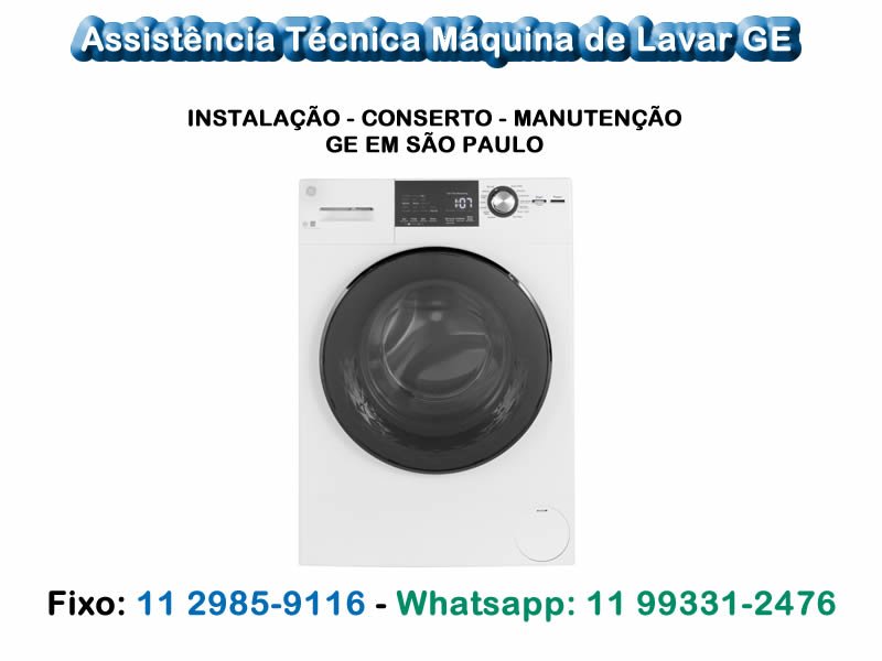 Assistência Técnica Máquina de Lavar GE