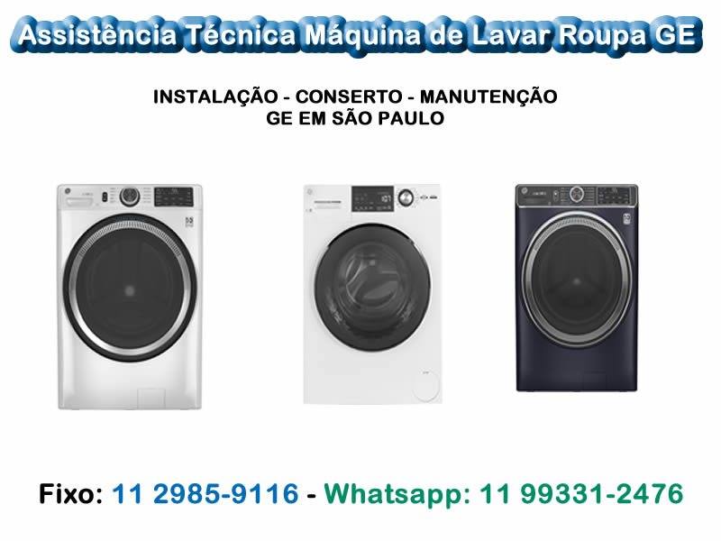 Assistência Técnica Máquina de Lavar Roupa GE